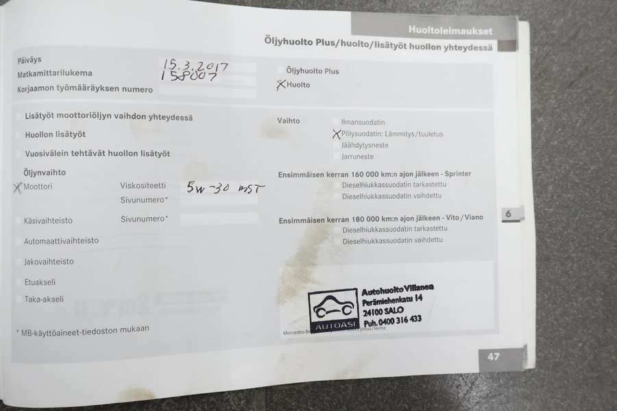 Mercedes-Benz Vito vaihtoauto