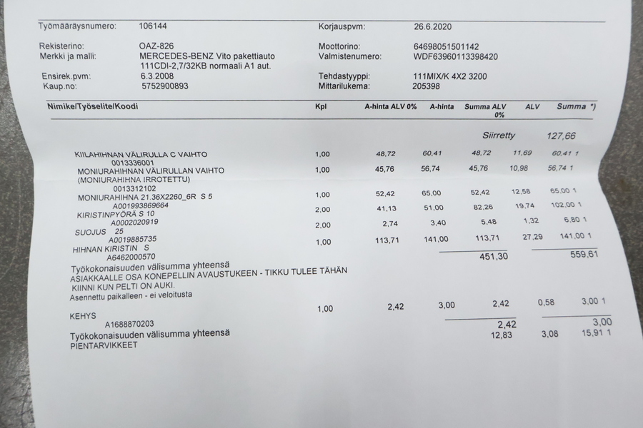 Mercedes-Benz Vito vaihtoauto