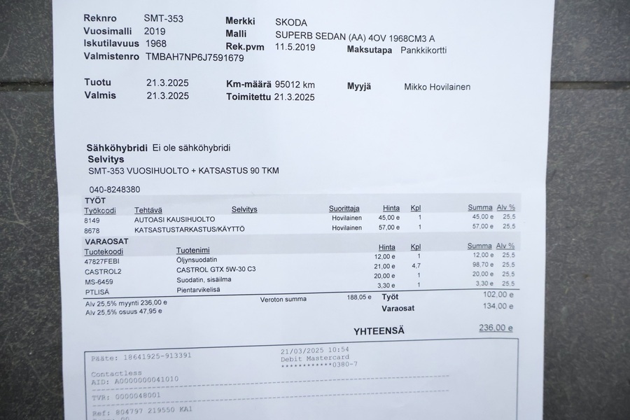 Skoda Superb vaihtoauto