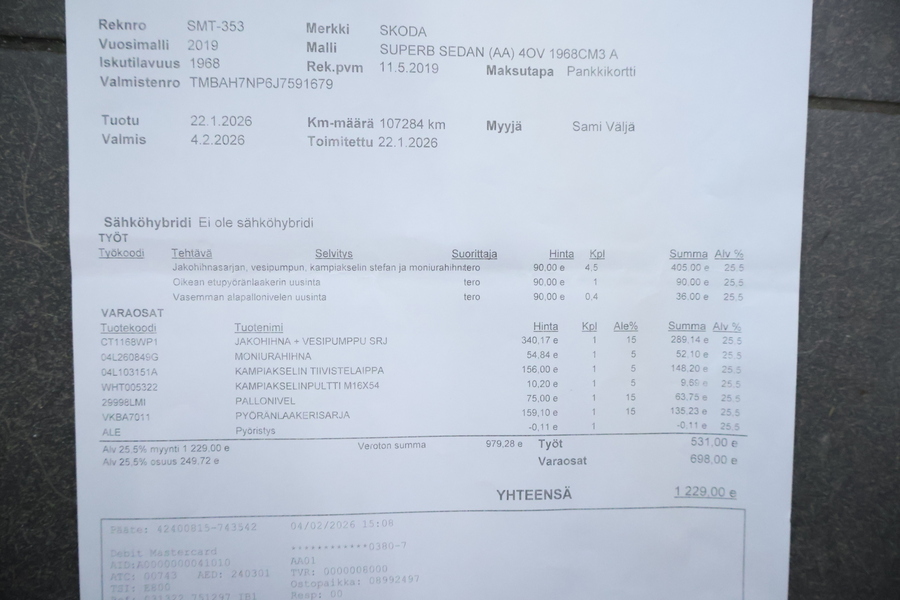 Skoda Superb vaihtoauto