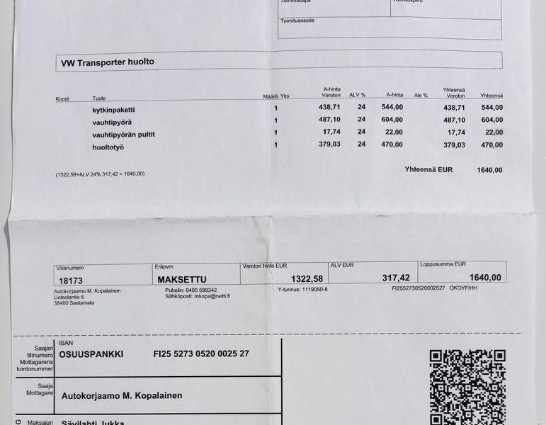 Volkswagen Caravelle vaihtoauto