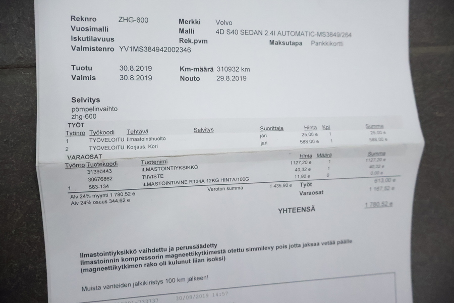 Volvo S40 vaihtoauto