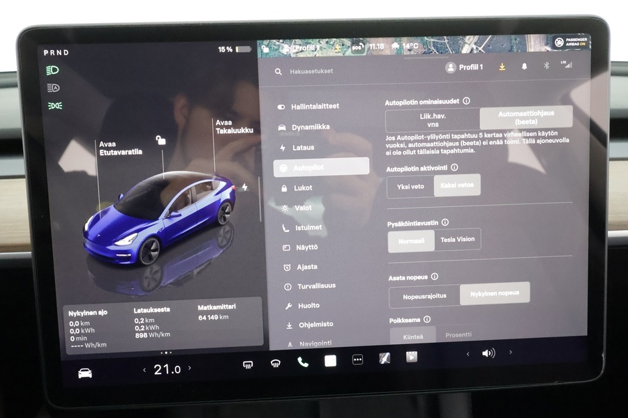 Tesla Model 3 vaihtoauto