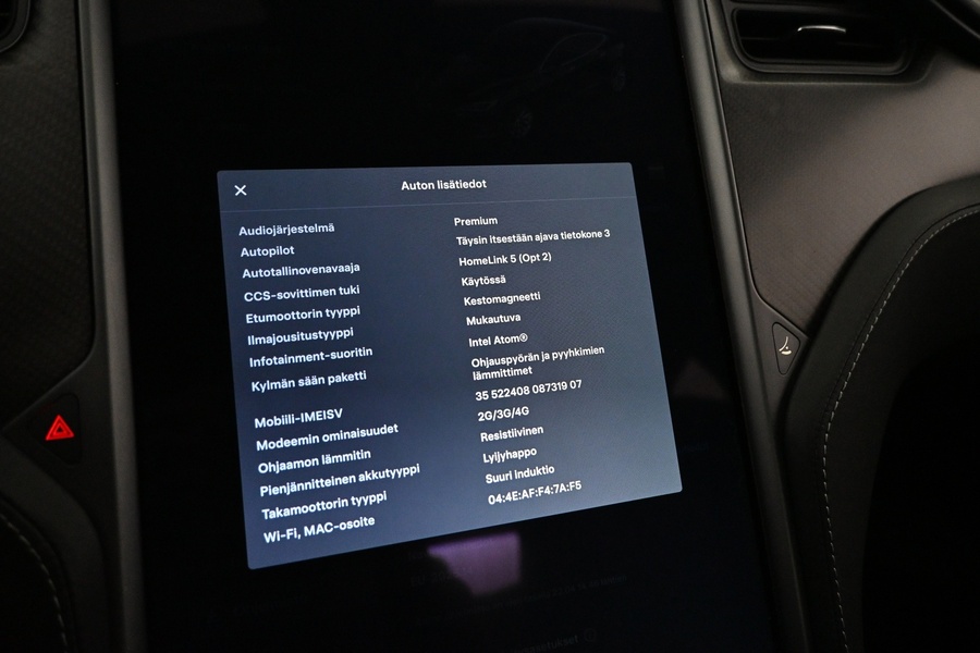 Tesla Model S vaihtoauto