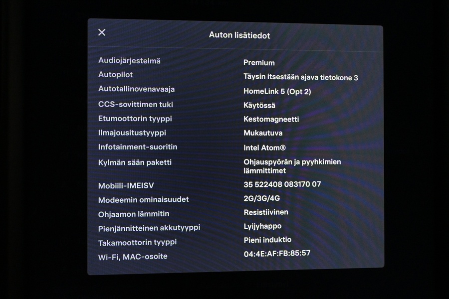 Tesla Model S vaihtoauto