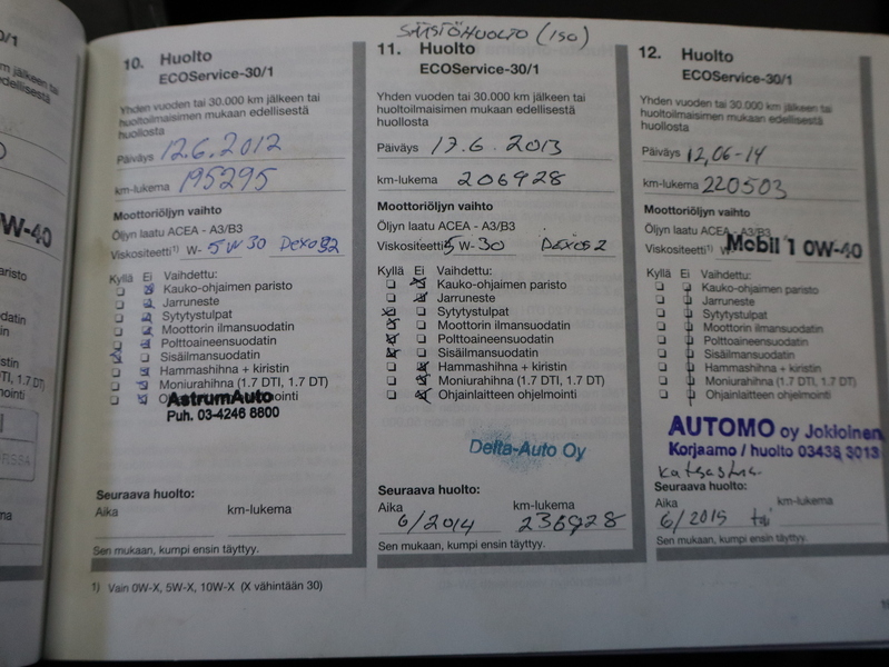 Opel Zafira vaihtoauto