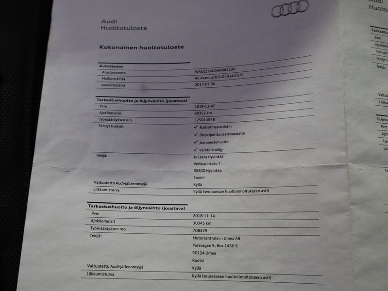 Audi A6 vaihtoauto