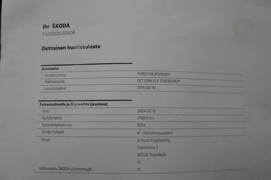 Skoda Octavia vaihtoauto