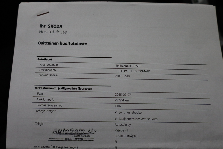 Skoda Octavia vaihtoauto