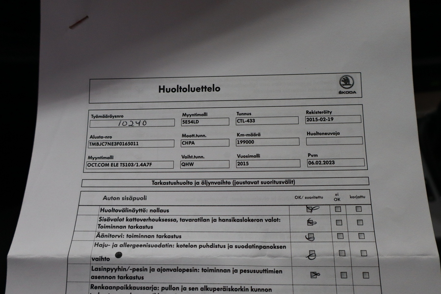 Skoda Octavia vaihtoauto