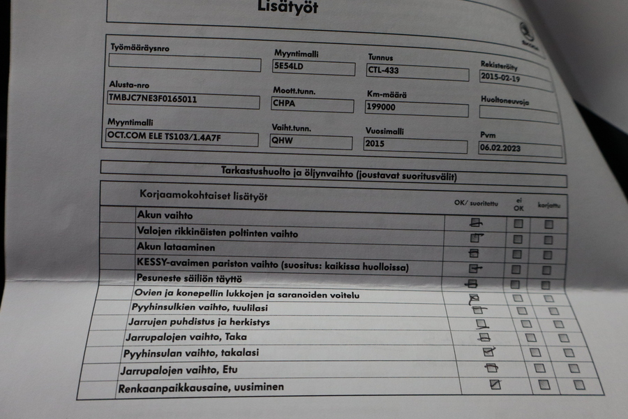 Skoda Octavia vaihtoauto