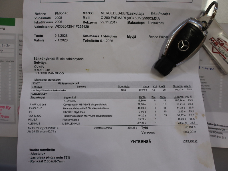 Mercedes-Benz C vaihtoauto