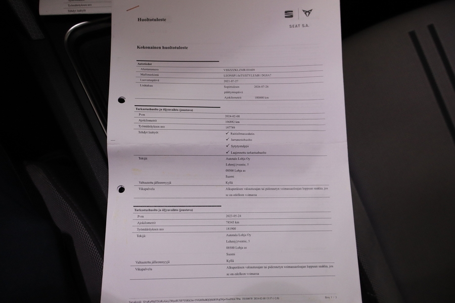 SEAT Leon vaihtoauto