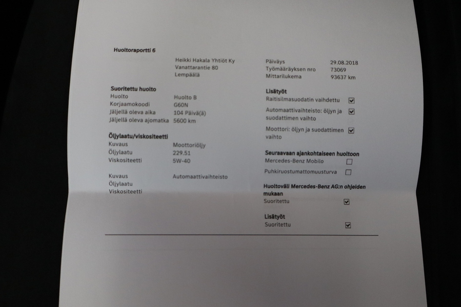 Mercedes-Benz CLA-sarja vaihtoauto