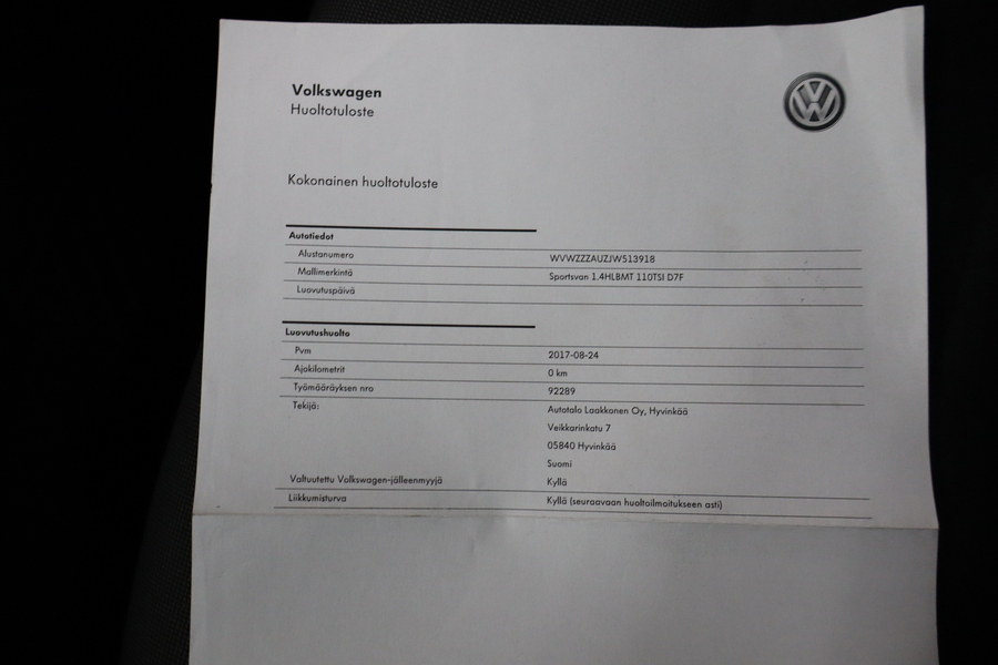 Volkswagen Golf Sportsvan vaihtoauto