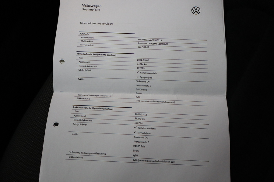 Volkswagen Golf Sportsvan vaihtoauto