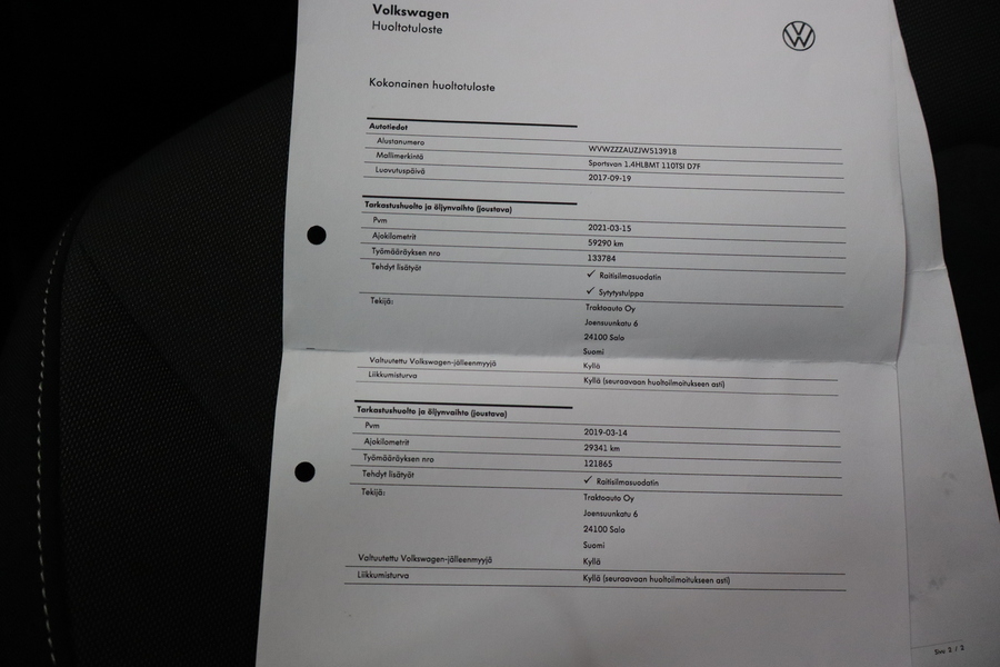 Volkswagen Golf Sportsvan vaihtoauto