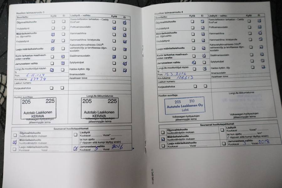 Volkswagen Caddy vaihtoauto