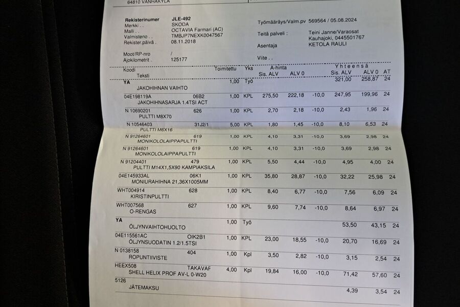 Skoda Octavia vaihtoauto