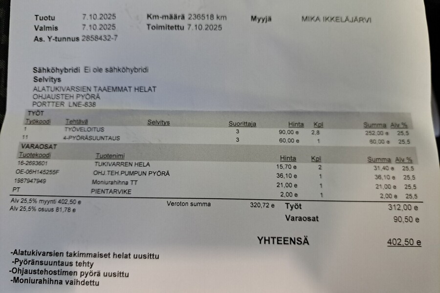 Volkswagen Transporter vaihtoauto