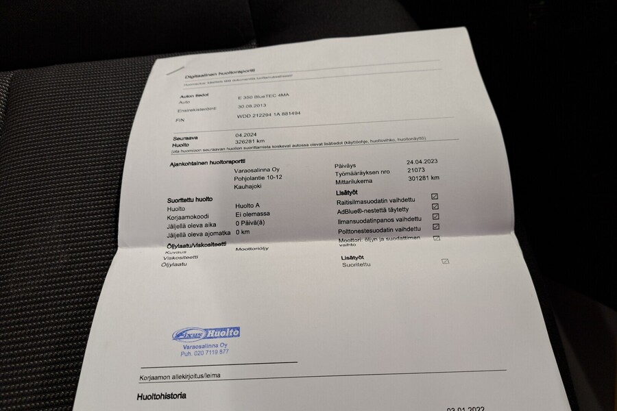 Mercedes-Benz E vaihtoauto