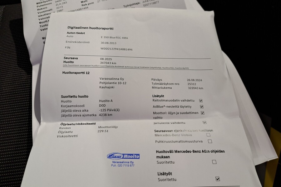 Mercedes-Benz E vaihtoauto