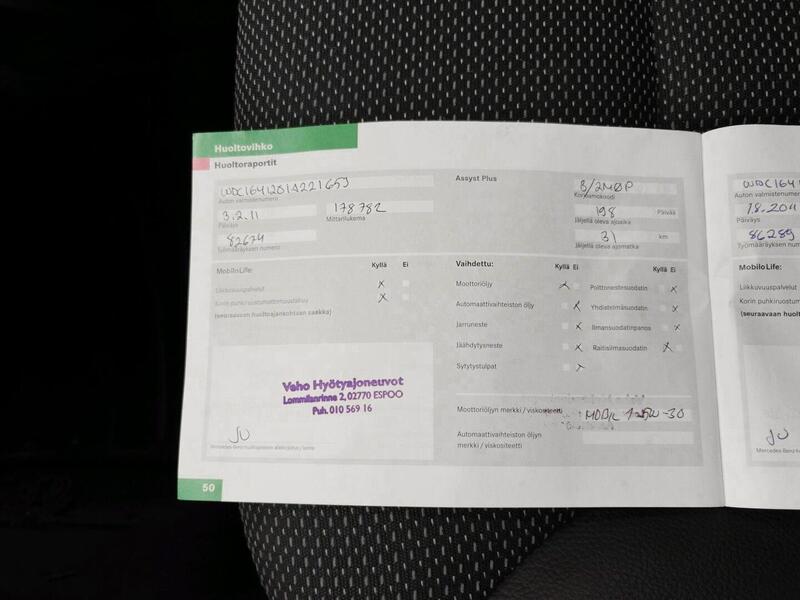 Mercedes-Benz ML vaihtoauto