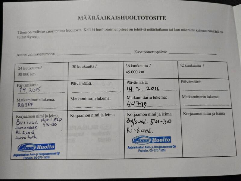 Subaru XV vaihtoauto