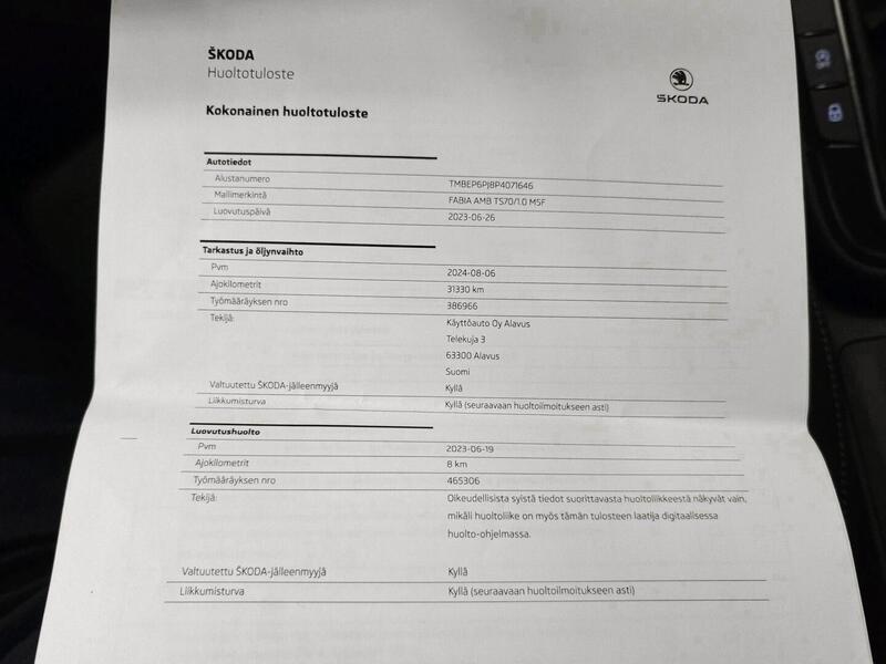 Skoda Fabia vaihtoauto