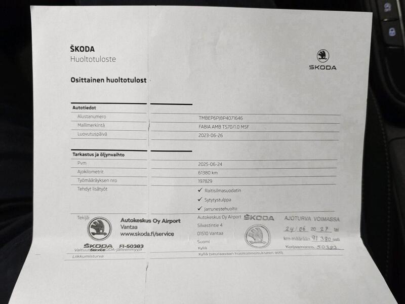 Skoda Fabia vaihtoauto