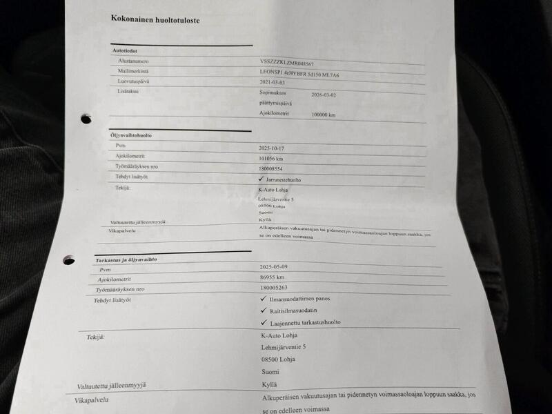 SEAT Leon Sportstourer vaihtoauto