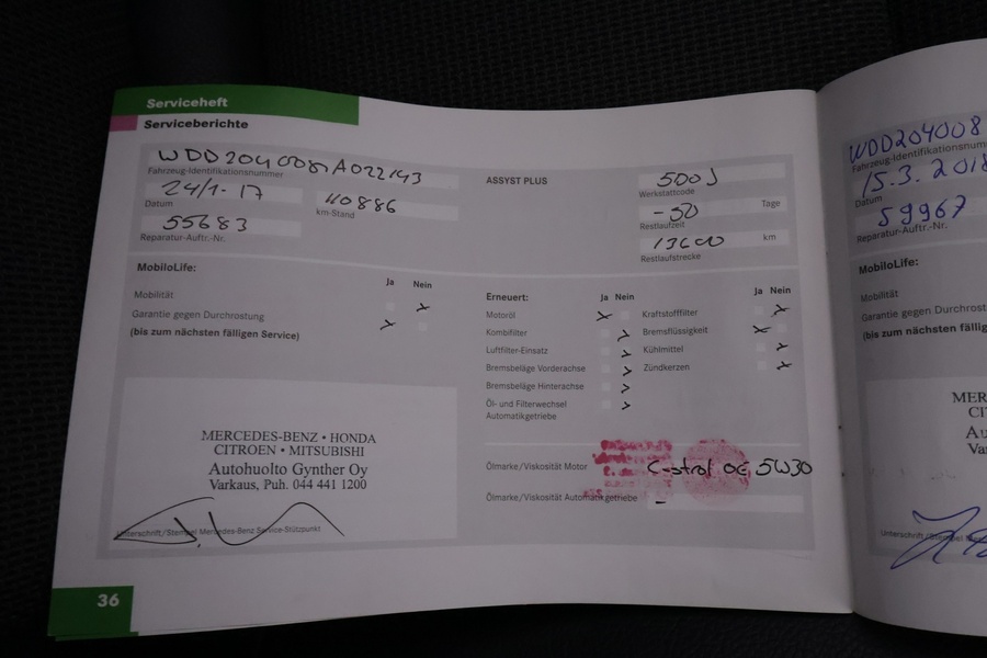 Mercedes-Benz C vaihtoauto