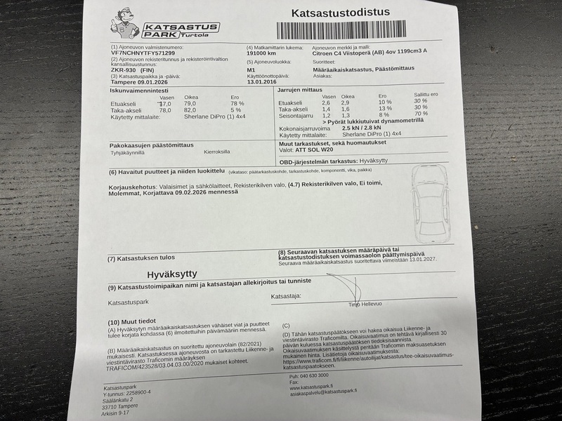 Citroën C4 vaihtoauto