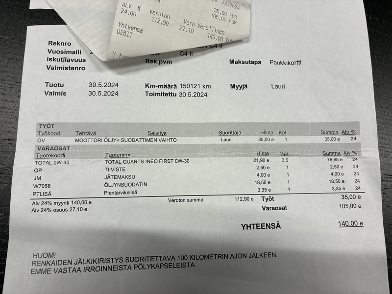 Citroën C4 vaihtoauto