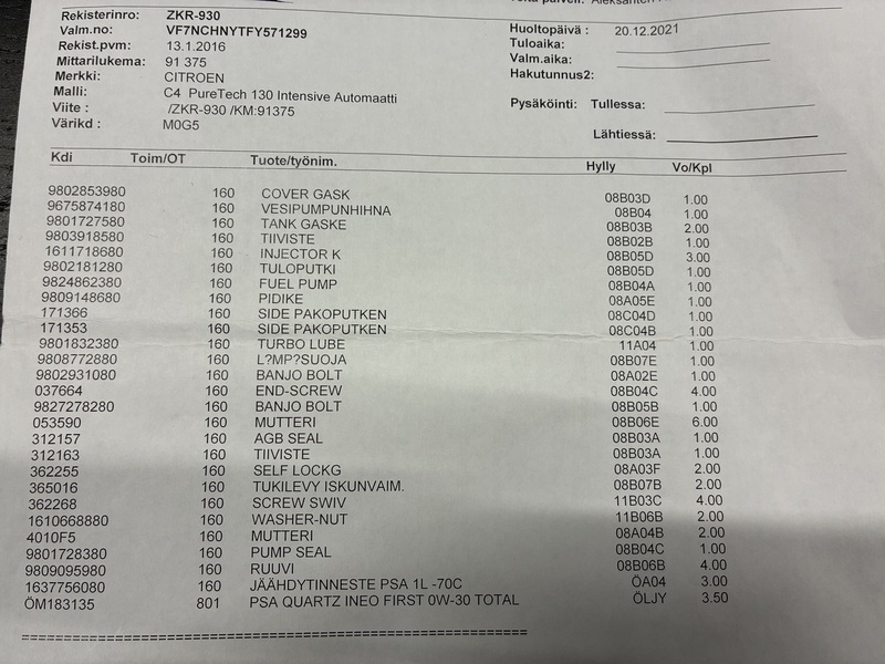 Citroën C4 vaihtoauto