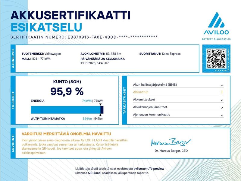 Volkswagen ID.4 vaihtoauto