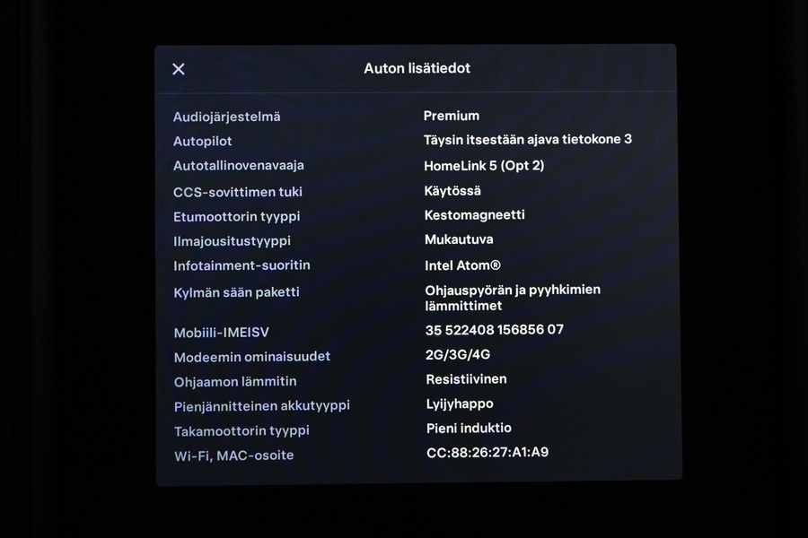 Tesla Model S vaihtoauto