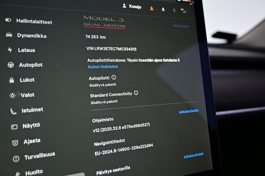 Tesla Model 3 vaihtoauto