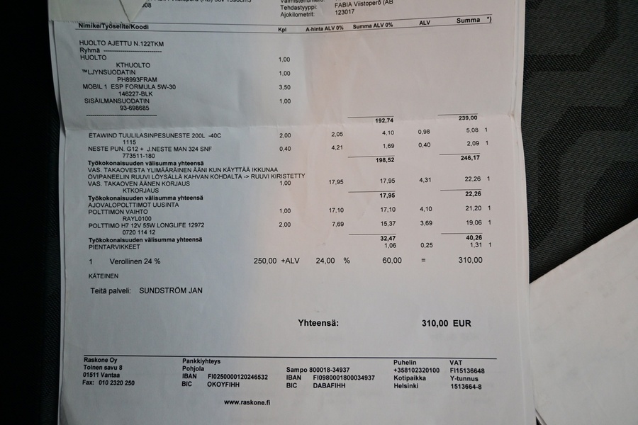 Skoda Fabia vaihtoauto