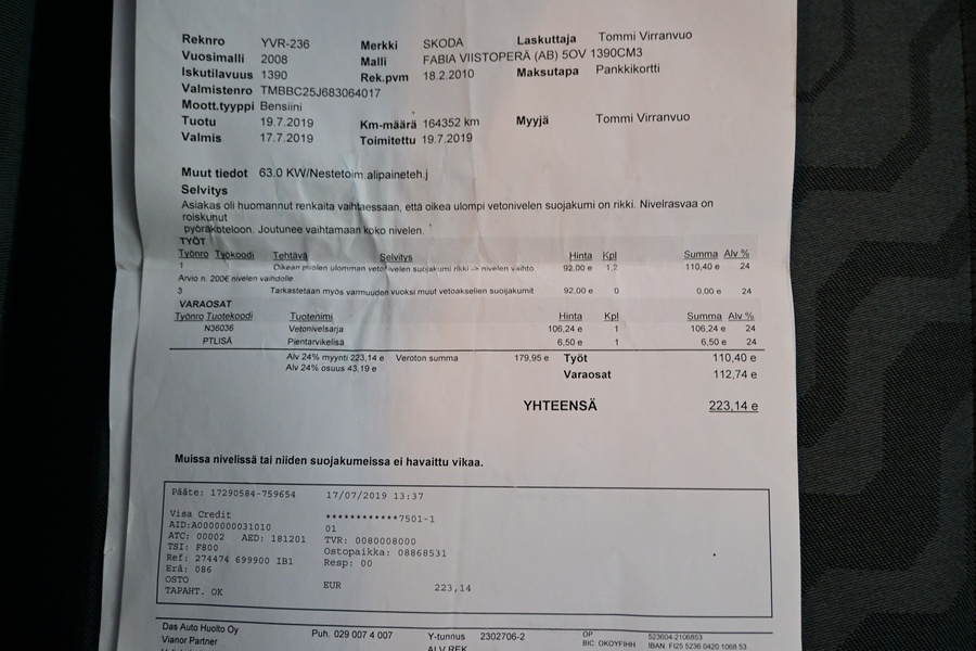 Skoda Fabia vaihtoauto