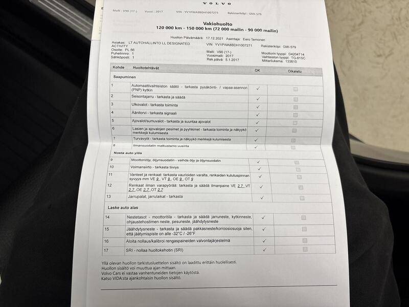 Volvo V90 vaihtoauto