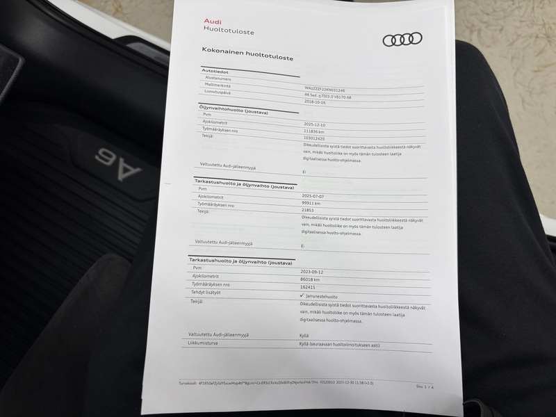 Audi A6 vaihtoauto