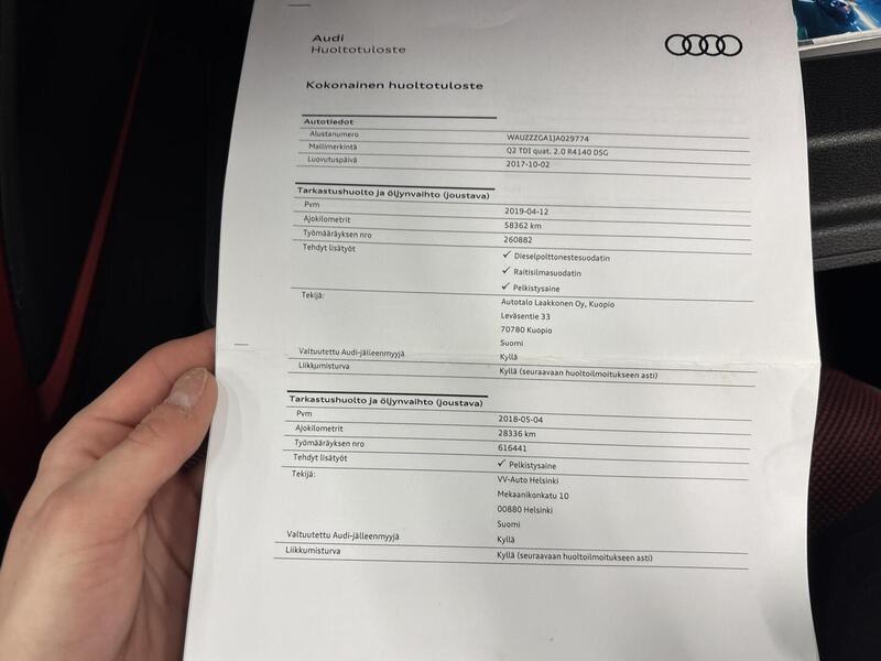 Audi Q2 vaihtoauto