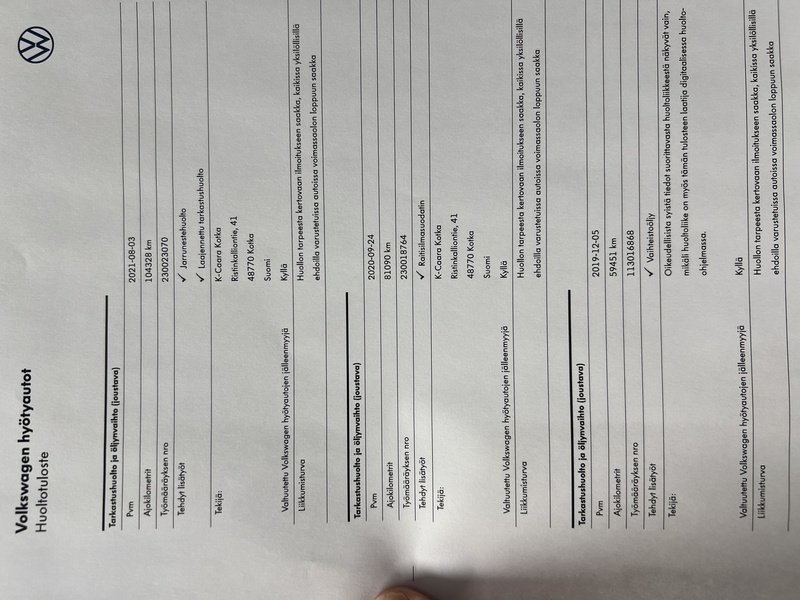 Volkswagen Transporter vaihtoauto