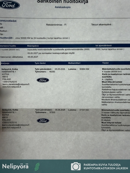 Ford Kuga vaihtoauto