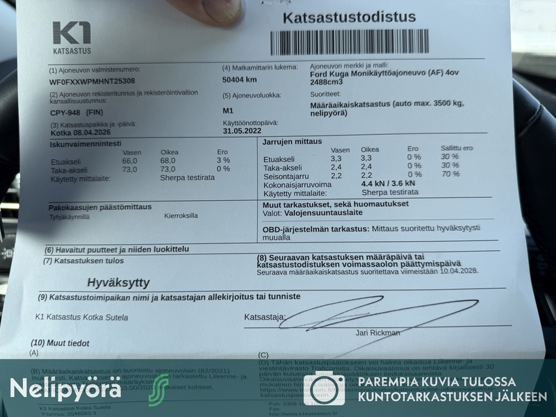 Ford Kuga vaihtoauto