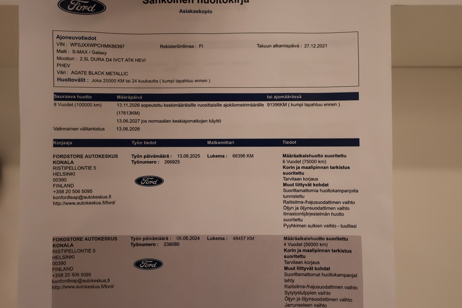 Ford S-MAX vaihtoauto