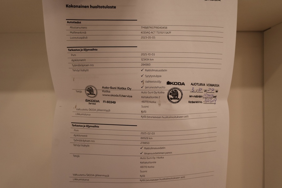 Skoda Kodiaq vaihtoauto