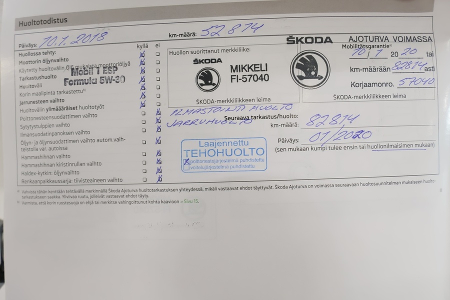 Skoda Octavia vaihtoauto