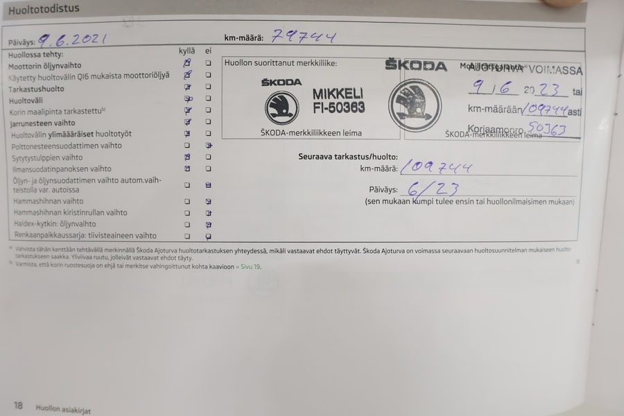 Skoda Octavia vaihtoauto